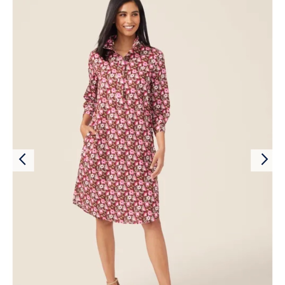 Pink Floral Dress